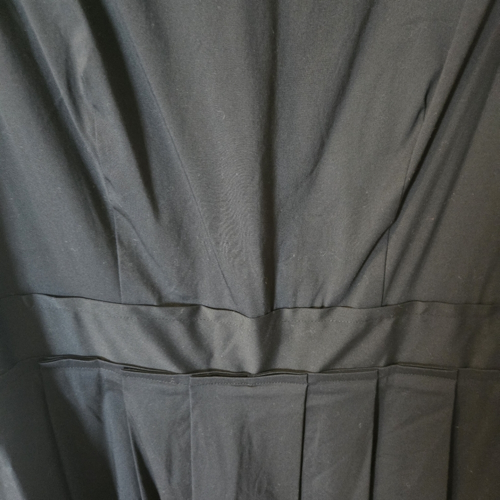 Theory Basic Navy Ruffled Dress - Versatile Women… - image 5